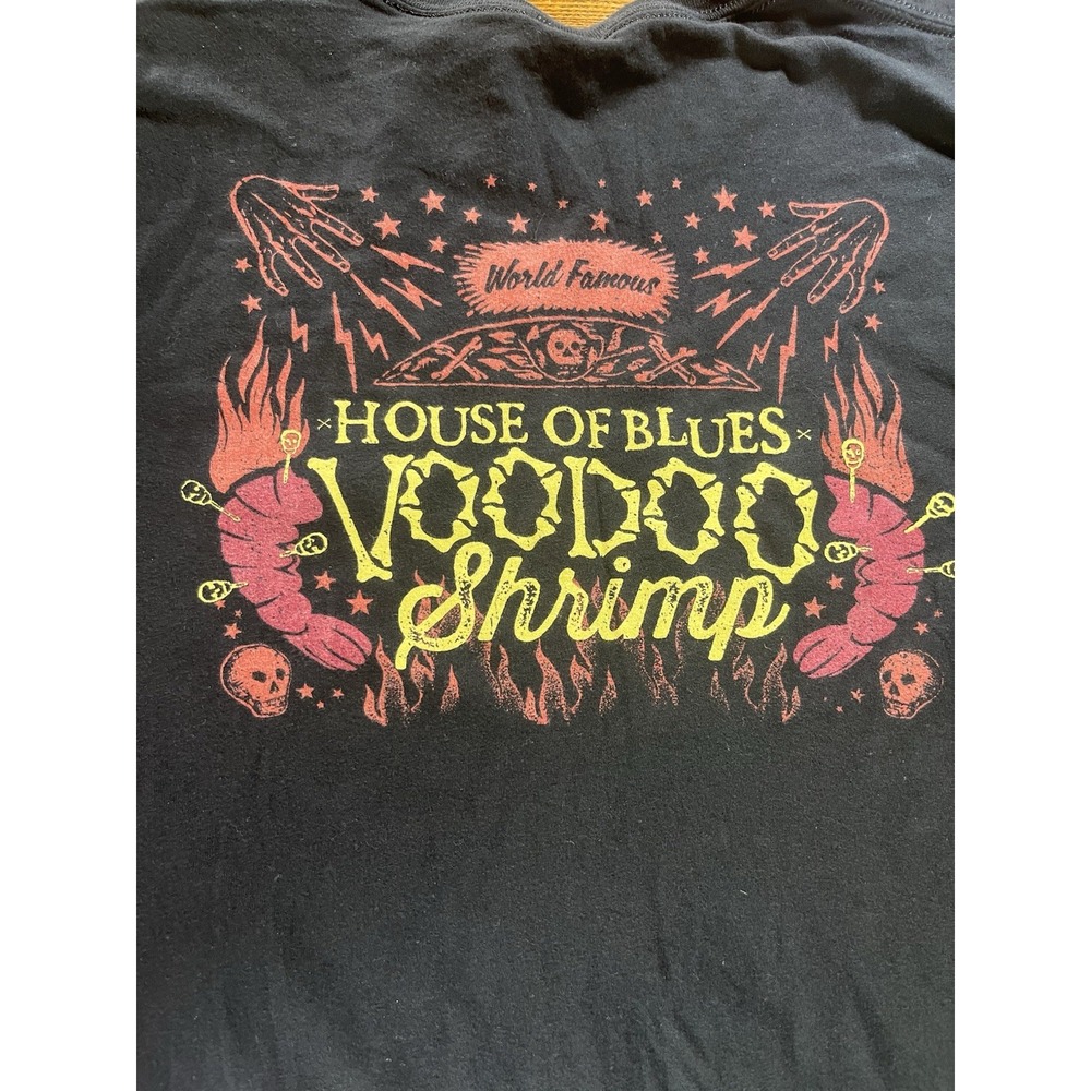 House of Blues Voodoo Shrimp T-Shirt Black Size XXL